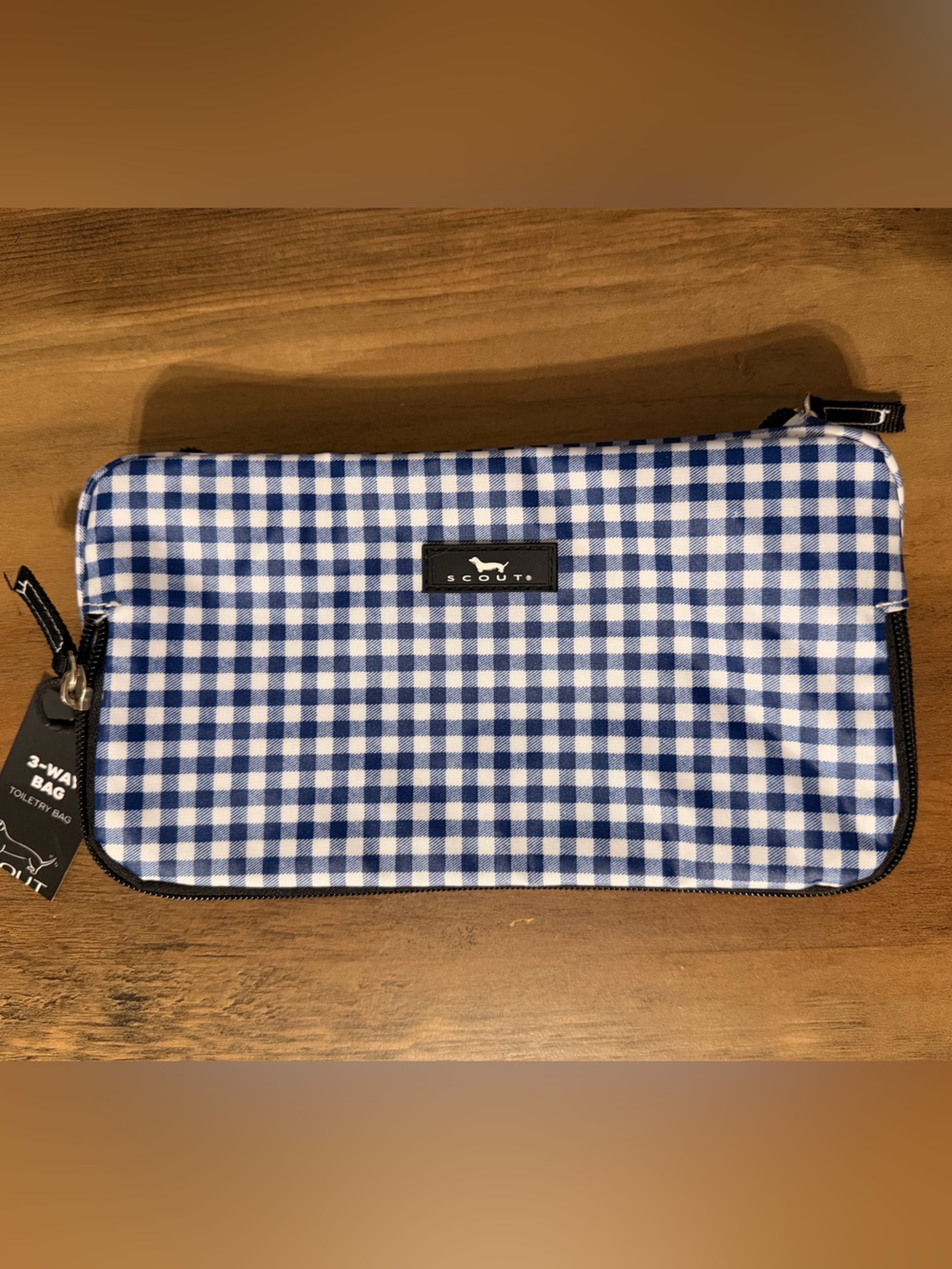 Scout Gingham 3-Way Toiletry Bag